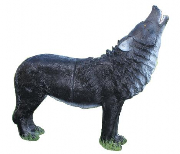 3D Tiere - Franzbogen, heulender Wolf
